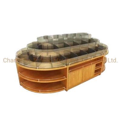 Supermarket Bulk Food Display Shelf Grain and Candy Display Stand