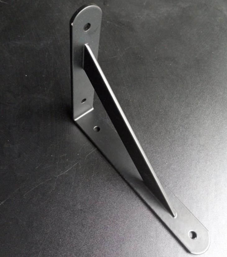 Single-Side Black Powder Coated Brackets for Concrete Casting of Single-Side Wall