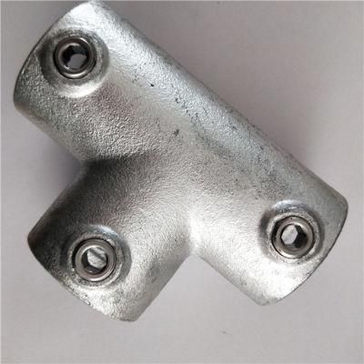 Scaffolding Galvanized Key Clamp Long Tee for Guardrail