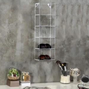 Modern Clear Acrylic Wall Mounted Storage Organizer Rack