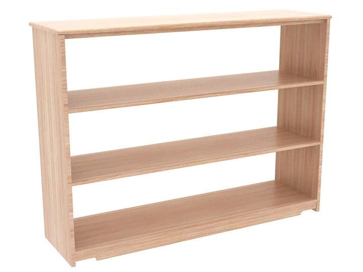 Preschool and Kindergarten Children Beech Bookshelf and Bookcase, Playroom Furniture Kids Toy Storage Shelf and Stand, Living Room Wardrobe, Wooden Display Rack