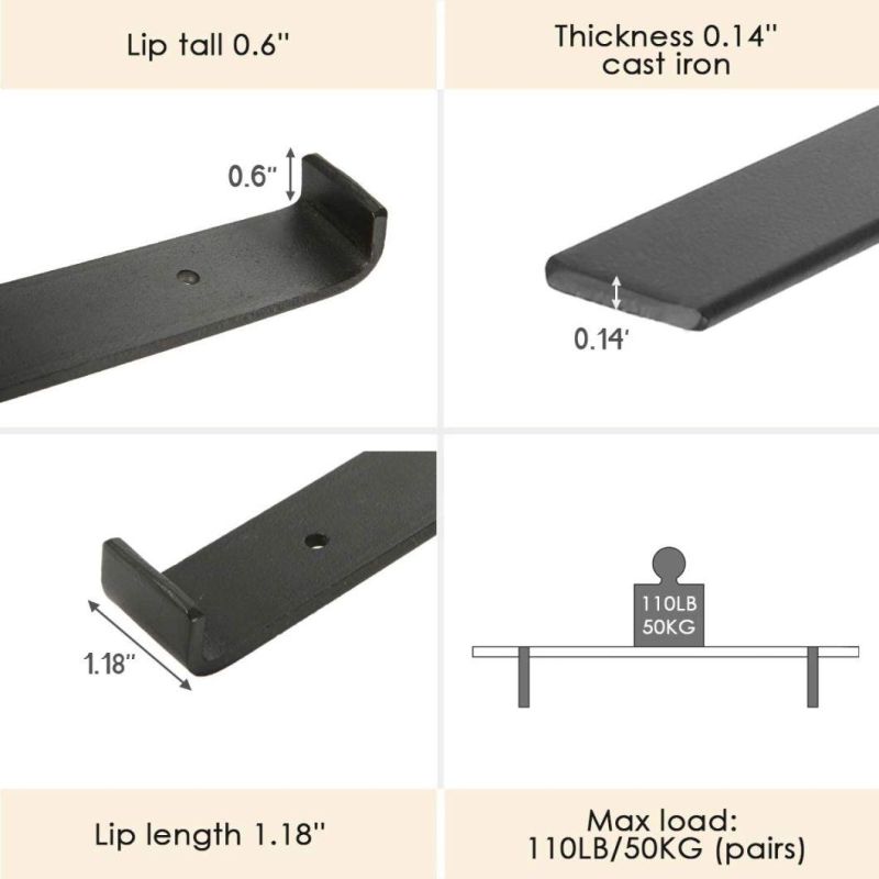 OEM Selling Heavy Duty Floating Shelf Brackets