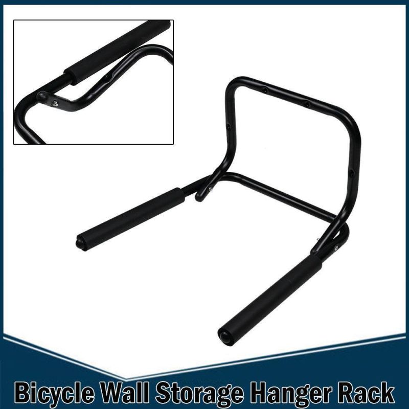 Garage Bicycle Holder Folding Space Saver Bike Wall Mount Rack Storage Hanger