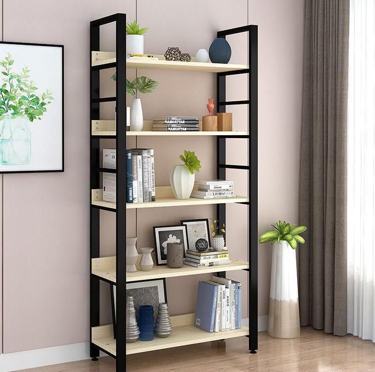 5 Tier Bookcase Shelf Storage Organizer High Book Rack