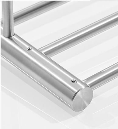 Towel Rack with Towel Bar Holder Stainless Steel Towel Shelf