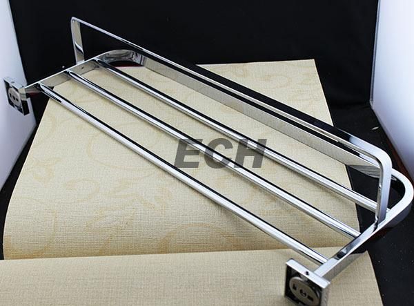 Brass Chrome Shower Shelf Towel Rack (ETR-006)