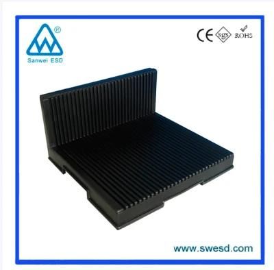 L Type Conductive ESD PCB Circulation Rack Antistatic PCB Rack for Electronics Product