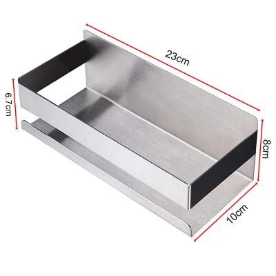 Home Multipurpose Kitchen Bathroom Shelf Wall Holder Storage Adhesive Rack Bathroom Rack