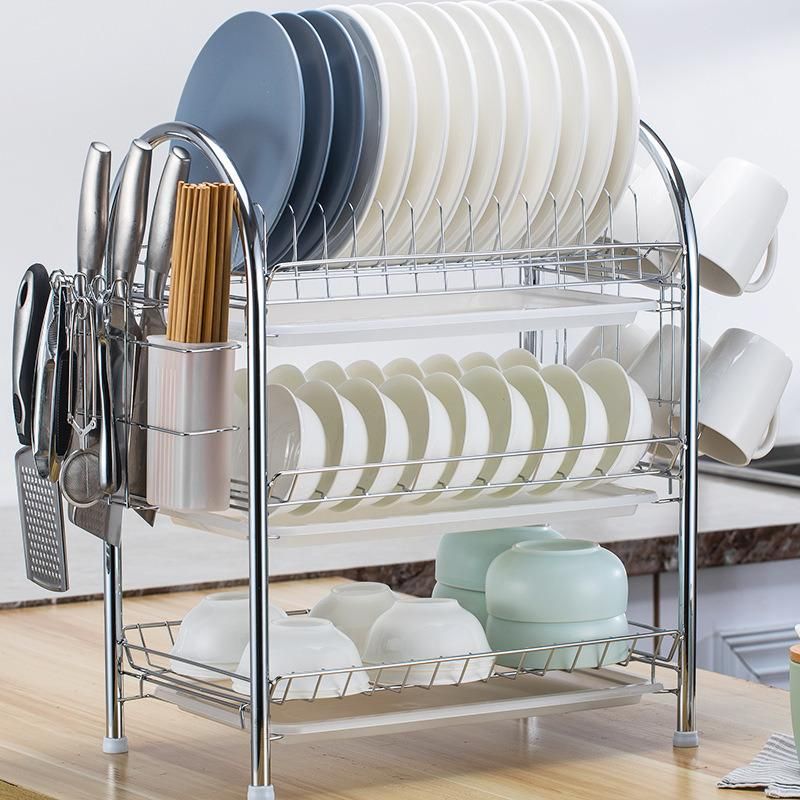 Storage Racks Multi-Layer Household Drain Rack Dish Rack Storage Debris Rack