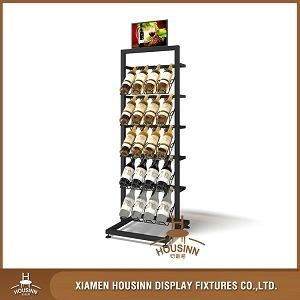 Original Design High Quality Metal Beverage Beer Wines Display Rack