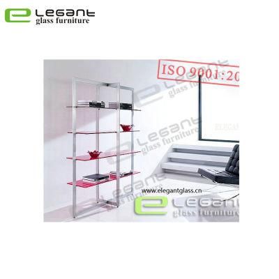Iron Display with Tempered Glass Shelf