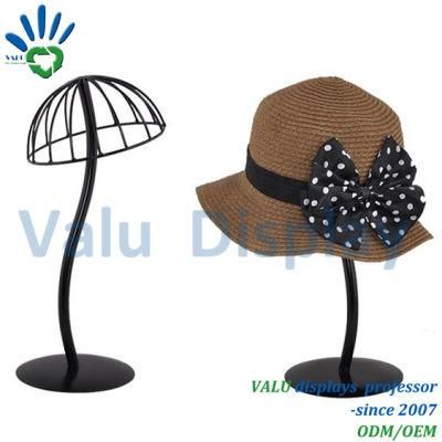 Fashion Design Hat Cap Stand Display Shelf Rack for Retail Cap Store