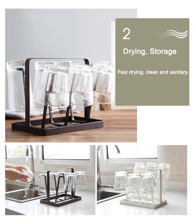 Home Kitchen Cup Holder Storage Rack