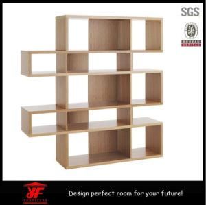 Unique Wood Display Unit Storage Shelfs Bookcase Shelving Rack