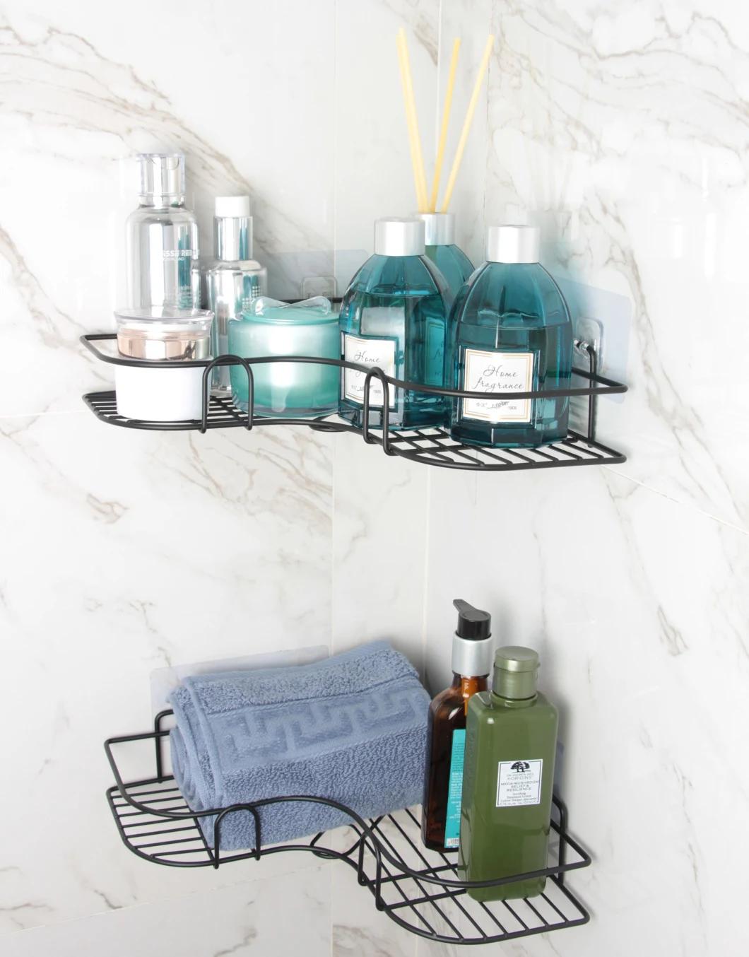 Self Adhesive Shelf Shower Corner Storage Rack