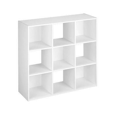 Wooden 9-Cube Organizer Storage Rack