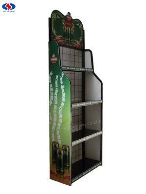 New Design 4 Tier Metal Board Display Wine Bottle Rack