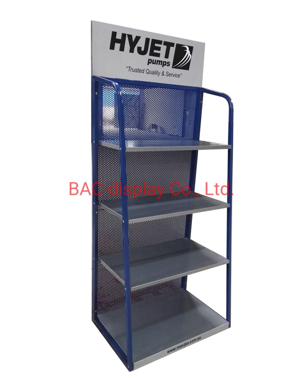 Factory Supply Panel Metal Shelf Perforated Display Rack