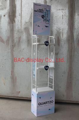 Metal Advertising Display Rack for Water Bottle