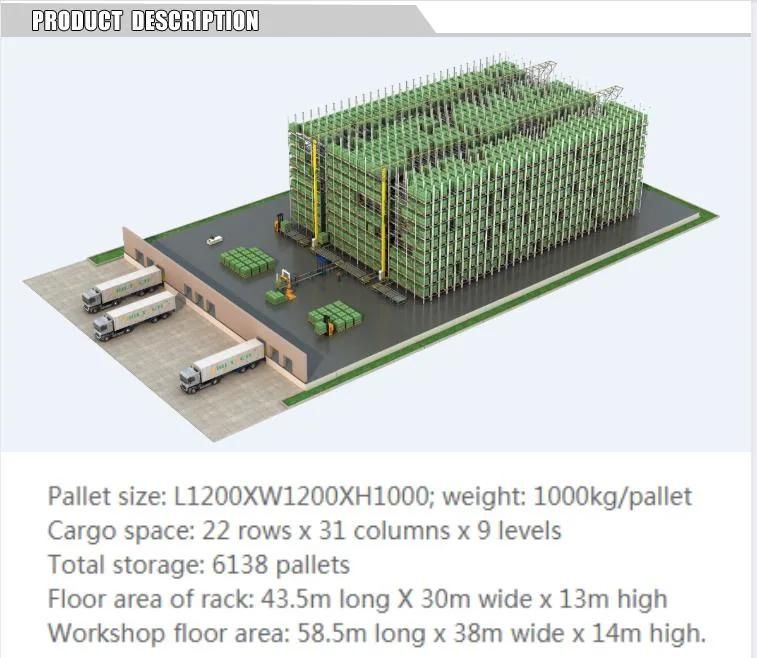 SGS Ce Certifcated Radio Shuttle Racks with Pallet Pallet Mole