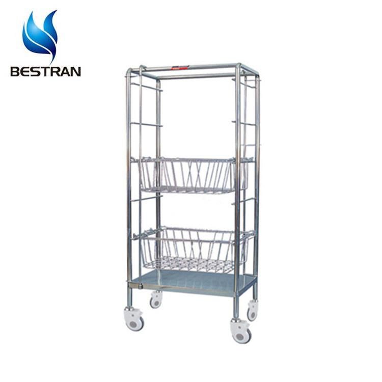 Bt-Gr005 Cheap Stainless Steel Goods Rack with Shelves Basket Goods Storage Rack Price