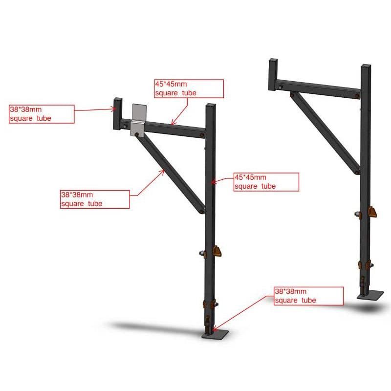 Telescoping Steel Truck Roof Rack