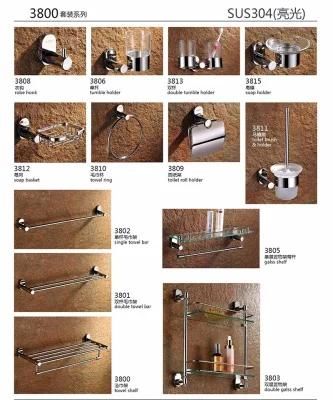 Factory Price Bathroom Accessories with Stainless Steel Material Polish Finished 3800 Series