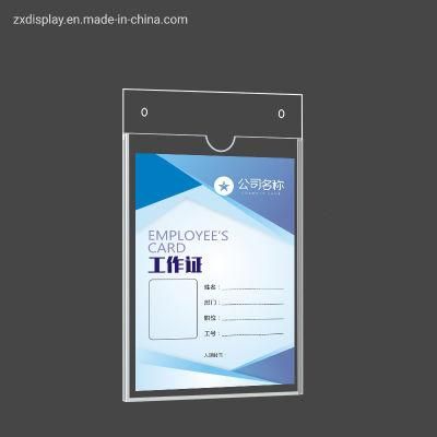 Office Wall Announcement Document Holder Clear Acrylic Replaceable Notification Display Rack
