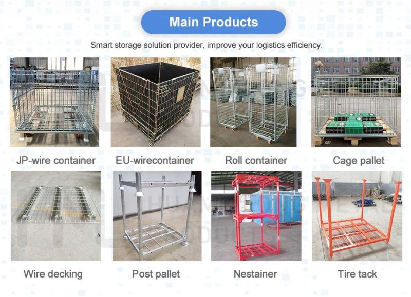 Snap in Warehouse Steel Shelf Pallet Rack Wire Dividers for Deck