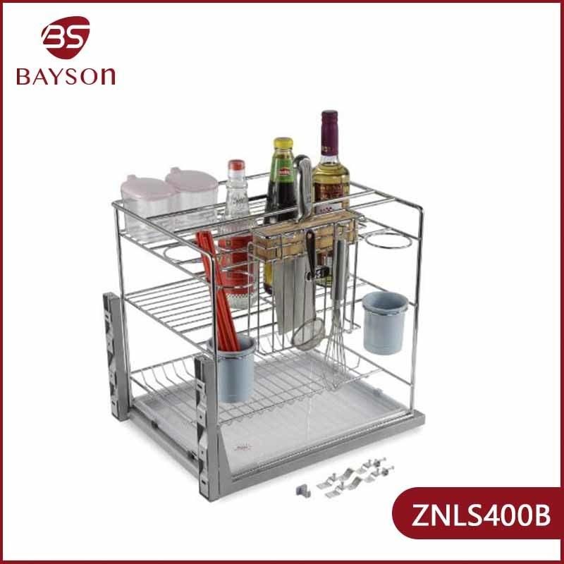 Stainless Steel Bottom Rack Kitchen Storage Rack