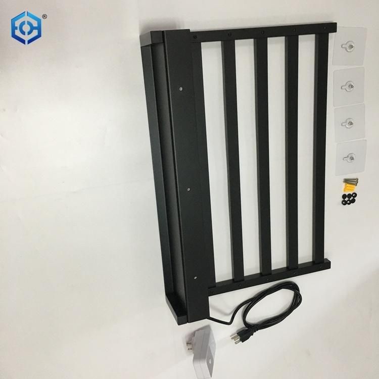 Stainless Steel Electric Towel Warmer Black Bathroom Accessories Towel Racks