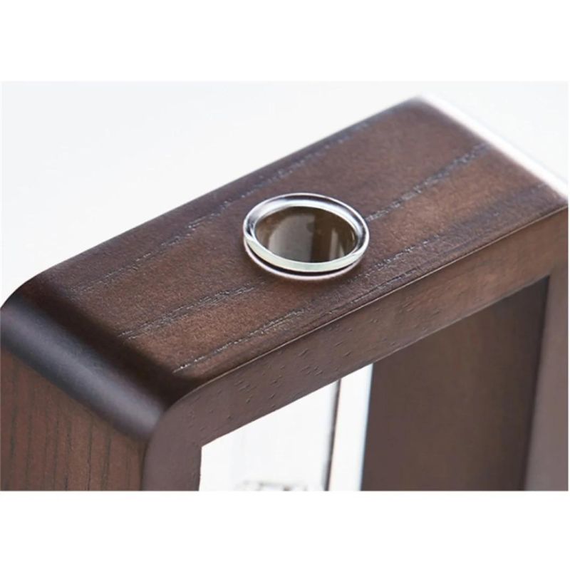 Wall Hanging Glass Planter Propagation Station Modern Flower Bud Vase Vintage Wood Stand