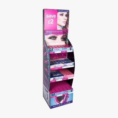New Arrival Plastic Pegboard Hook Exhibition Booth for Cosmetics Makeup, Makeup Cosmetics Display Racks