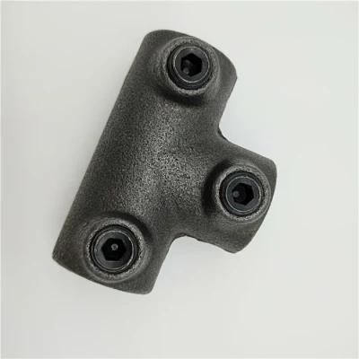 26.9mm, 33.7mm, 42.4mm 48.3mm, Industrial Reclaimed Long Tee Key Clamp Fittings for Breakfast Bar Stool