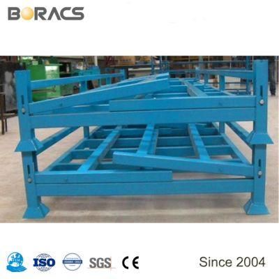 Powder Coating Heavy Duty Detachable Metal Wardrobe Closet Wire Shelf Stack Rack for Warehouse Storage