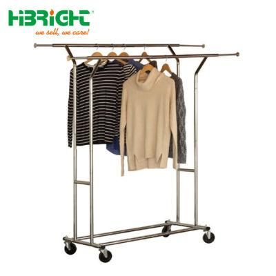Chrome Spiral Clothing Rack (HBE-GS-11)