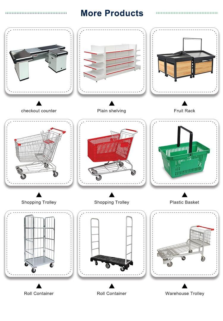 Supermarket Steel-Wood Display Stand Fruit and Vegetable Shelf Rack