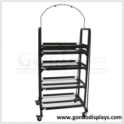 Shop Equipment - Drink Metal Display Rack W122 D77 H190cm