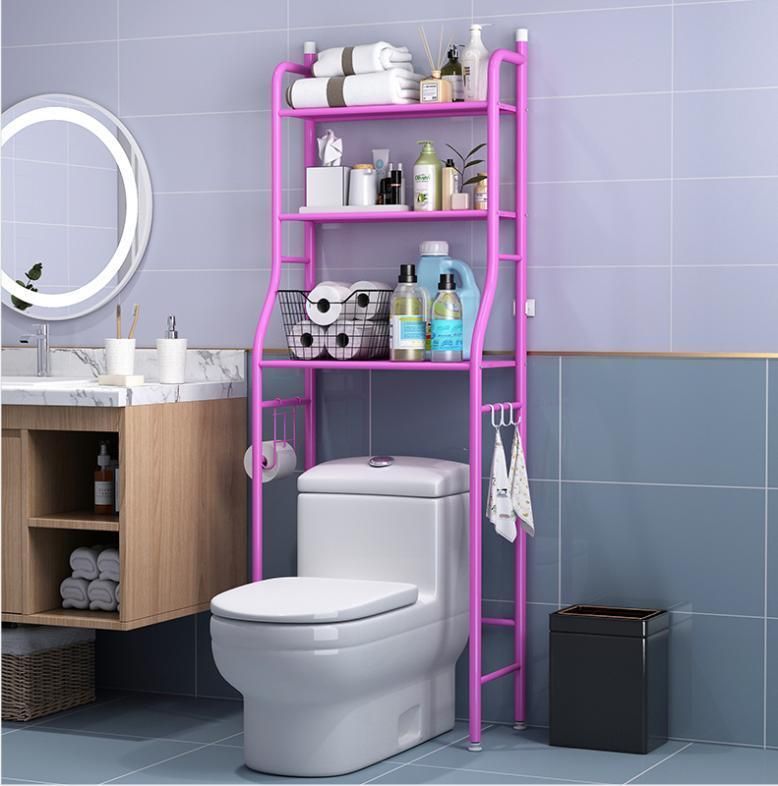 Bathroom Toilet Shelf Washing Machine Storage Shelf Bathroom Furniture