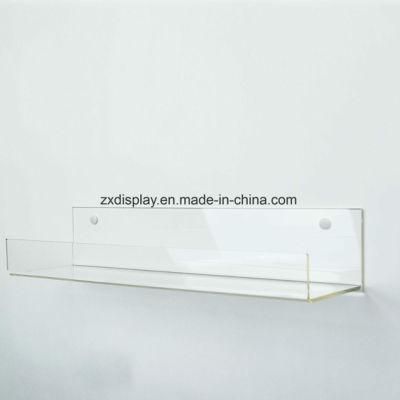 Customized Wall Mounted Light Plastic Acrylic Display Storage Shelf