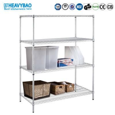 Heavybao Restaurant Kitchen Storage Wire Rack Shevling for Home Appliances Collection