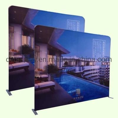 Custom Tension Fabric Backdrop Display Stand Pop up Banner for Exhibition