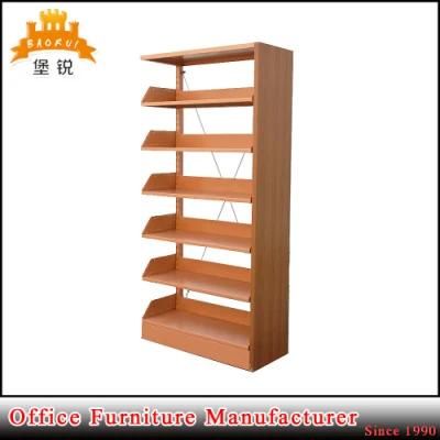 Modern Design One Side 5 Layer Steel Iron Commercial Metal Magazine Shelf Racks for Library and Office