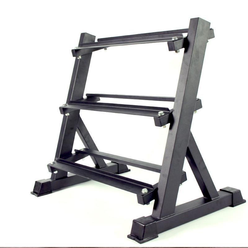 Home Gym Adjustable Mass Storage Hex Dumbell Weight Set Rack 3 Tier Dubbell Dumbell Stand Rack