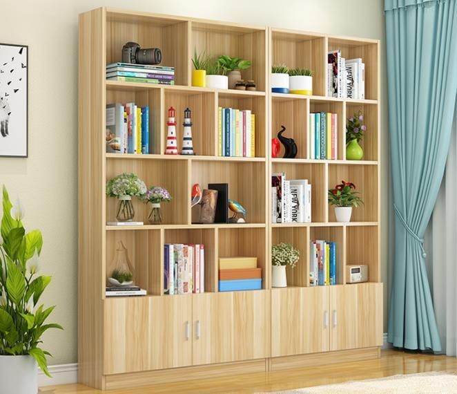 Bookshelf Simple and Economical Living Room Free Combination Bookcase Shelf Cabinet