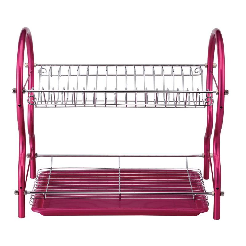 Worlde Metal Stand Dish Display Shelf for Kitchen