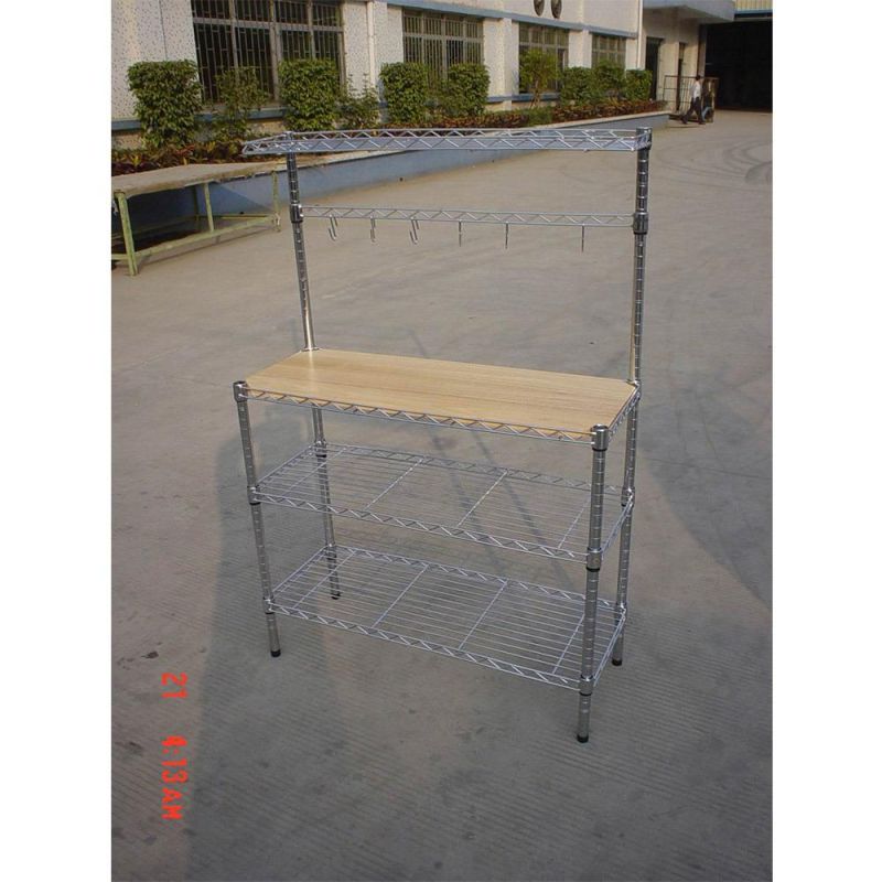 Wicker Rolling Cart Utility Cart Rattan Rack Detachable Rack