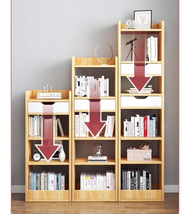 Bookshelf Floor Simple Home Bedroom Multi-Layer Storage Rack Living Room Simple Student Locker Small Bookcase
