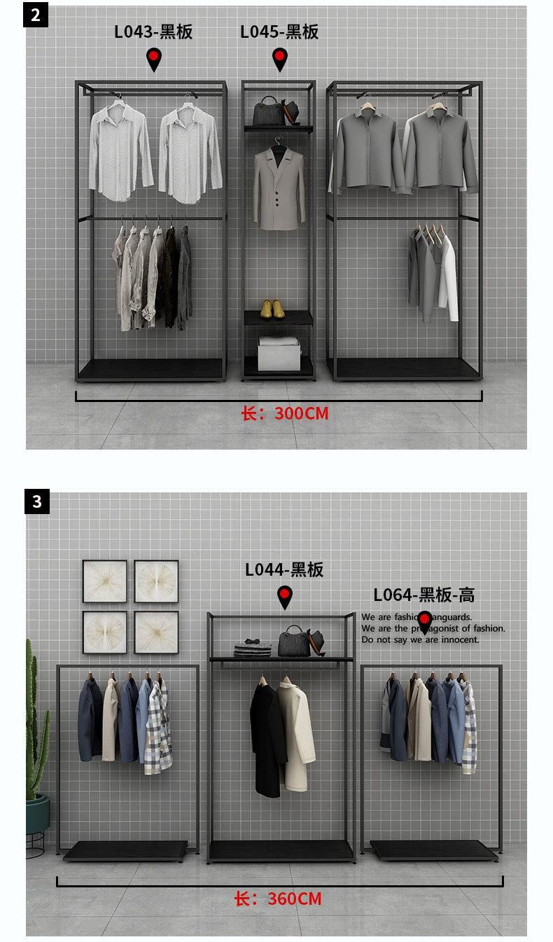 Retail Furniture Store Clothing Adult Clothing Store Decorative Hangers Custom Size Display Rack