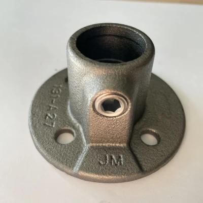 Malleable Iron Black/Brass/Galvanized Based Flange Key Clamp Pipe Fittings